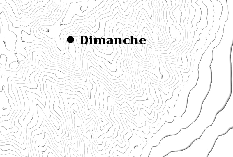poème de rue dimanche